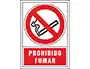 Syssa Señal de Prohibicion Prohibido Fumar en PVC 245x345 mm