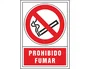 Syssa Señal de Prohibicion Prohibido Fumar en PVC 245x345 mm