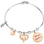 La Petite Story Pulsera Bangle de Acero Inoxidable Gris