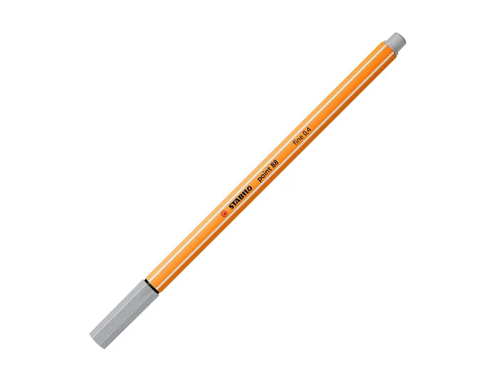 Stabilo Point 88 Rotulador Gris 0,4 mm Caja de 10 UD