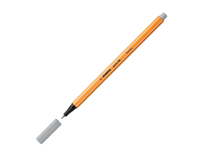 Stabilo Point 88 Rotulador Gris 0,4 mm Caja de 10 UD