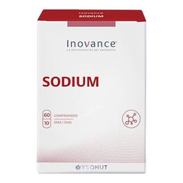 INOVANCE Sodium 60 Comp. Cloruro de Sodio para Dietas Proteicas Suplemento