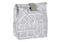 DKD Home Decor Bolsa Térmica de PE y Espuma con Diseño de Periódico