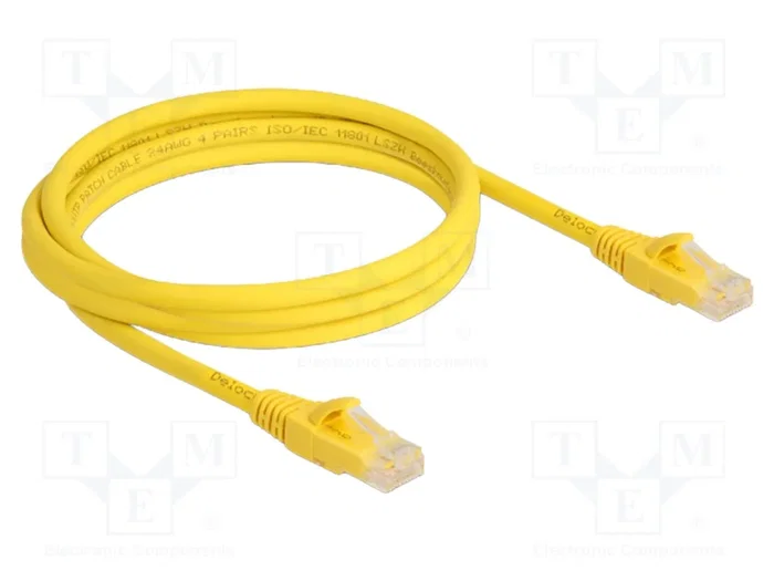 DeLOCK Cable de red Cat.6a U/UTP Fast Tracing 2 m Amarillo DeLOCK Cable de red Cat.6a U/UTP Fast Tracing 2 m Amarillo