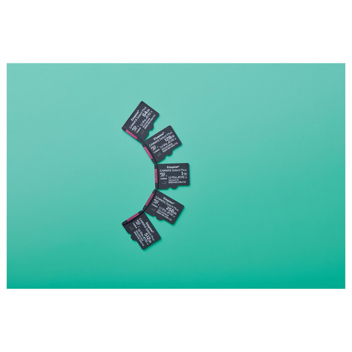 Kingston Canvas Select Plus 128 GB MicroSDXC con Adaptador Kingston Canvas Select Plus 128 GB MicroSDXC con Adaptador
