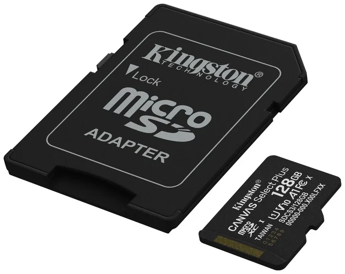 Kingston Canvas Select Plus 128 GB MicroSDXC con Adaptador Kingston Canvas Select Plus 128 GB MicroSDXC con Adaptador