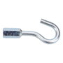 Extralink Gancho con Tornillo 12 mm de Acero Inoxidable