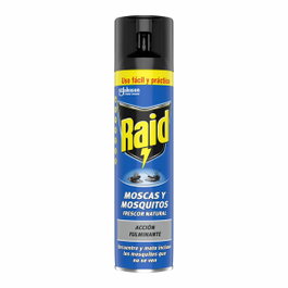 Raid Insecticida Spray Moscas y Mosquitos Frescor Natural 400 ml