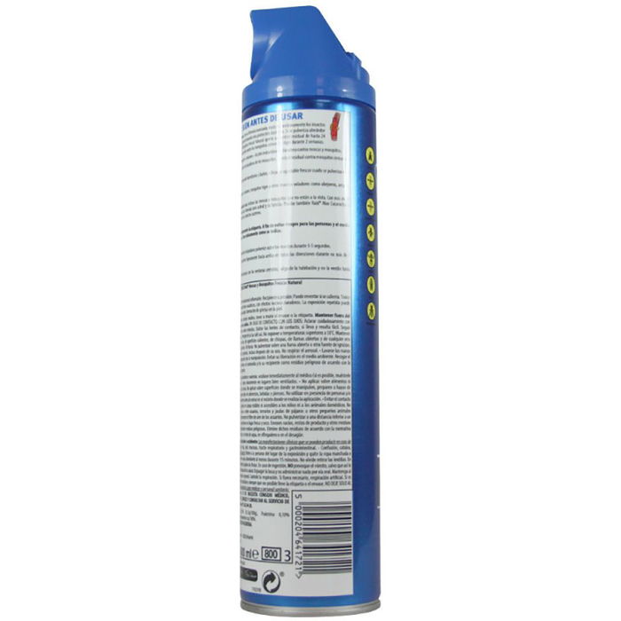 Raid - Insecticida Aerosol Especial Moscas y Mosquitos con Aroma Frescor Natural, para Interior y Exterior, 600 ml