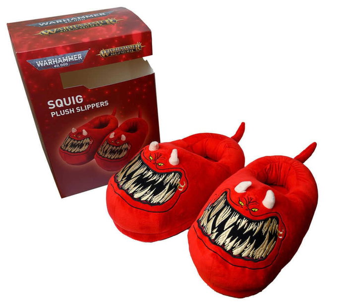Warhammer 40,000 Pantuflas Red Squig Slippers (One Size) Warhammer 40,000 Pantuflas Red Squig Slippers (One Size)