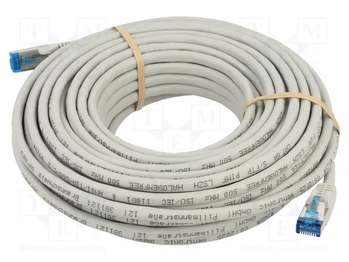 GOOBAY Patch cord Cat 6a S/FTP 15m Gris