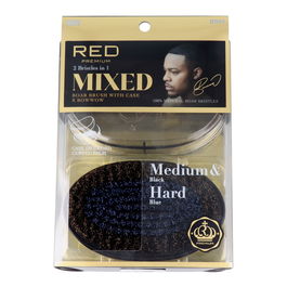 Red Kiss M H Mixed Palm Boar Brush With Case Cepillos perfectamente curvados