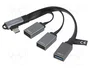LogiLink UA0361 Hub USB con 3 Puertos (2x USB 2.0 y 1x USB 3.2 Gen 1)