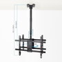 Tooq Soporte de Techo para 2 Pantallas 43-86 pulgadas Negro