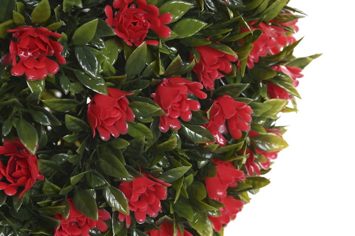 DKD Home Decor Bola Decoración Verde Rojo 30 x 30 x 30 cm (3 Unidades)