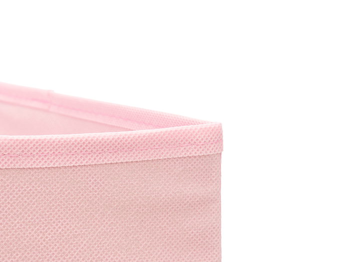 Kipit Caja Plegable Organizadora con Tapa 29x14x13 cm, Surtido en Colores Rosa, Turquesa o Verde (Set de 24)