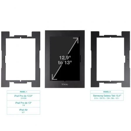 TooQ TQATTE2601-M-B Marco Antirrobo para Tablet 12.4-13 Pulgadas Negro TooQ TQATTE2601-M-B Marco Antirrobo para Tablet 12.4-13 Pulgadas Negro
