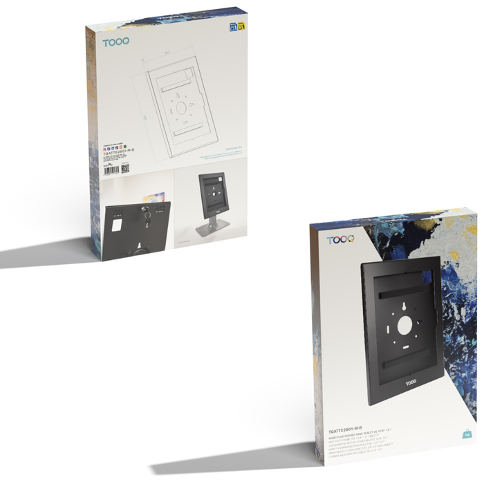 Tooq Marco Antirrobo para Tablet 12,4-13 Pulgadas Negro