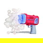 PUSTEFIX Bubble Bazooka - Pistola de juguete para niños de 4 años en adelante - Colores Azul y Rojo
