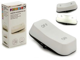 Pincello Lámpara LED Plástico con Interruptor On/Off 7.5x5x15 cm (Set de 12)