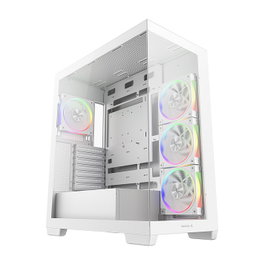 Deepcool CG580 4F V2 Midi Tower PC Blanco ATX ITX micro ATX Vidrio Templado 4 Ventiladores 120mm