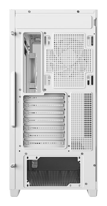 Deepcool CG580V2 4F Caja Semitorre ATX Gaming Blanca con 4 Ventiladores ARGB, Panel de Vidrio Templado, Soporte para GPU de 410 mm y USB Tipo-C
