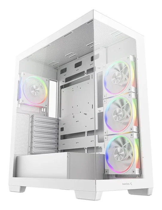 Deepcool CG580 4F V2 Caja PC Gaming Semitorre Blanca - Midi Tower ATX con 4 Ventiladores ARGB, Panel Lateral de Vidrio Templado y Filtros Antipolvo - R-CG580-WHADA4-G-2 Deepcool CG580 4F V2 Caja PC Gaming Semitorre Blanca - Midi Tower ATX con 4 Ventiladores ARGB, Panel Lateral de Vidrio Templado y Filtros Antipolvo - R-CG580-WHADA4-G-2