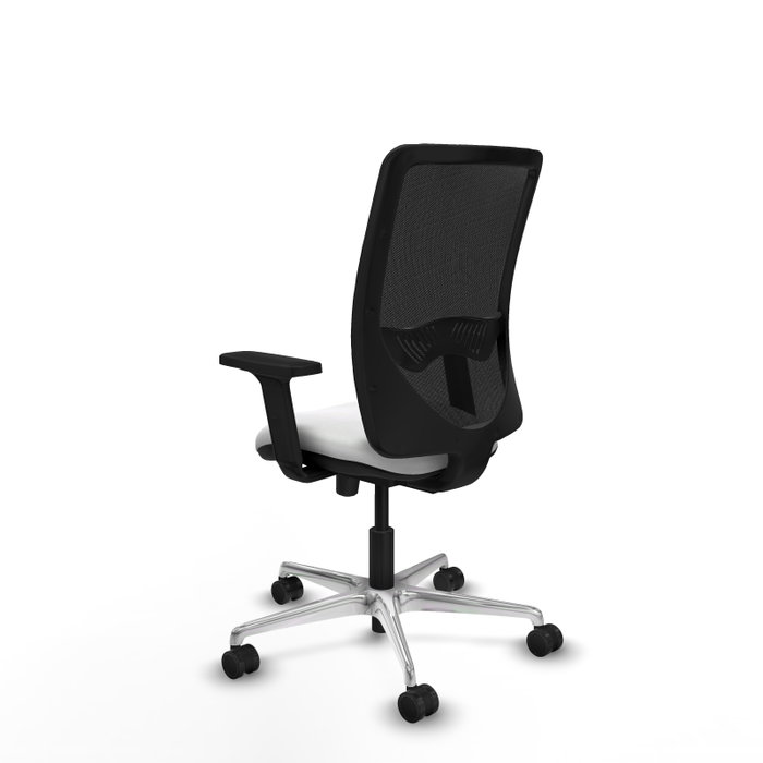 PIQUERAS Y CRESPO Silla de oficina Zulema Blanca con mecanismo Sincro/Traslack