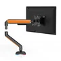 Aisens Soporte de Mesa Gaming RGB DT32TSR-249 Negro-Naranja