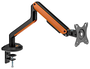 Aisens Soporte de Mesa RGB Gaming con Contrapeso para Monitor/TV 17-32 Pulgadas, Negro-Naranja
