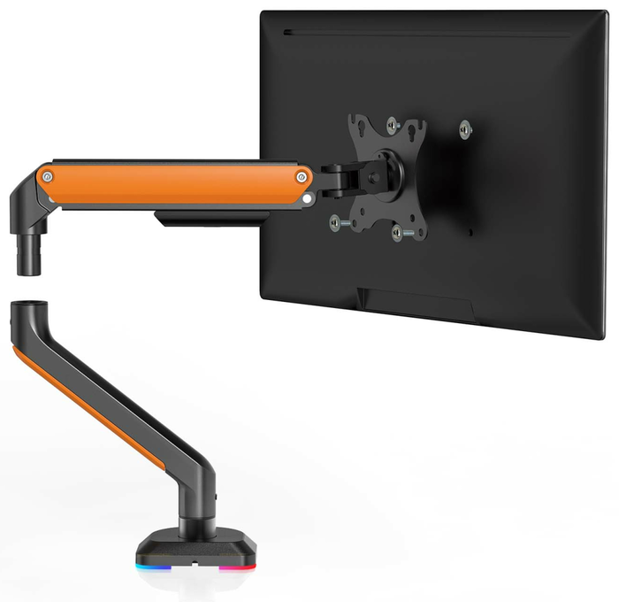 Aisens Soporte de Mesa RGB Gaming con Contrapeso para Monitor/TV 17-32 Pulgadas, Negro-Naranja Aisens Soporte de Mesa RGB Gaming con Contrapeso para Monitor/TV 17-32 Pulgadas, Negro-Naranja
