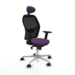 PIQUERAS Y CRESPO Silla de oficina Jorquera Morado/Negro