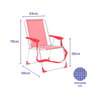 Marbueno Silla Plegable Aluminio Coral