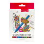 Bruynzeel Super Point estuche de rotuladores de 12 colores