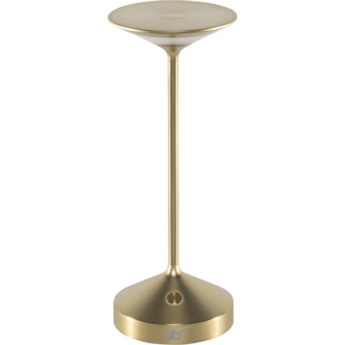 ab+ Tempo Mini Table Lamp Messing, Bronce, Recargable ab+ Tempo Mini Table Lamp Messing, Bronce, Recargable