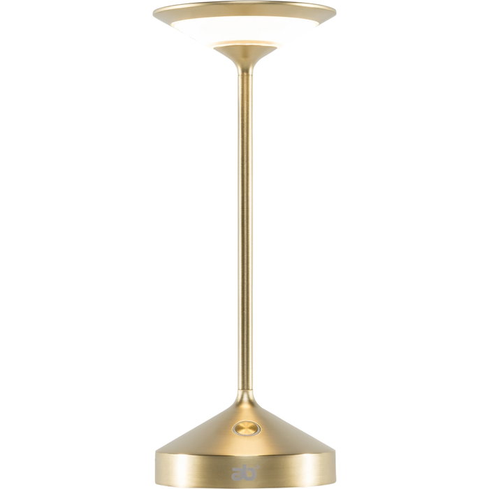 ab+ Tempo Mini Table Lamp Messing, Bronce, Recargable ab+ Tempo Mini Table Lamp Messing, Bronce, Recargable