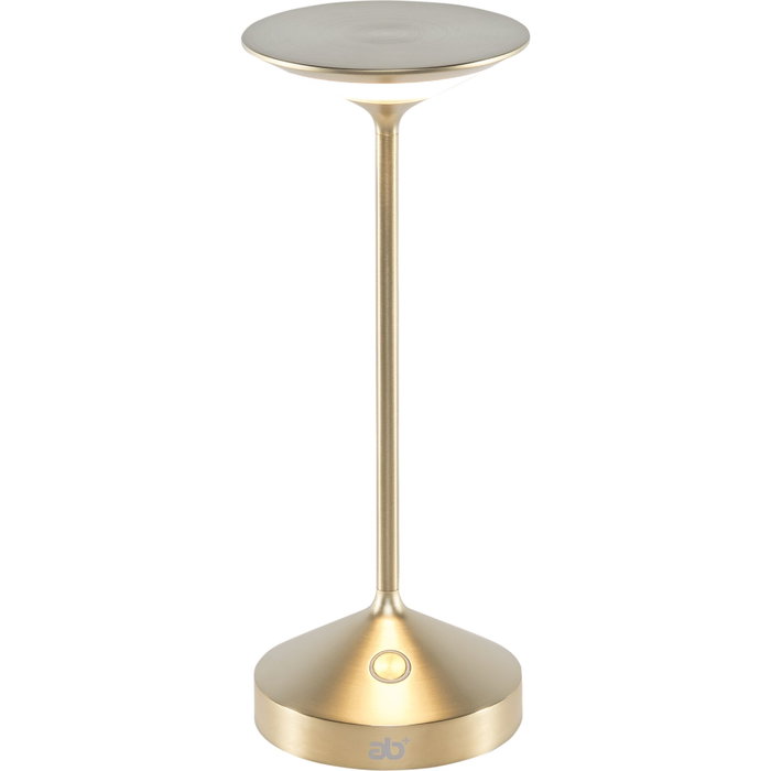 ab+ Tempo Mini Table Lamp Messing, Bronce, Recargable ab+ Tempo Mini Table Lamp Messing, Bronce, Recargable