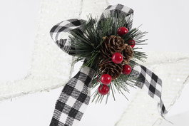 DKD Home Decor Decoración Luminosa Navidad Moderna 5 x 40 x 40 cm Blanco Verde Metal LED (2 Unidades)