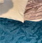 DKD Home Decor Cojín de Poliéster Jaquard Turquesa