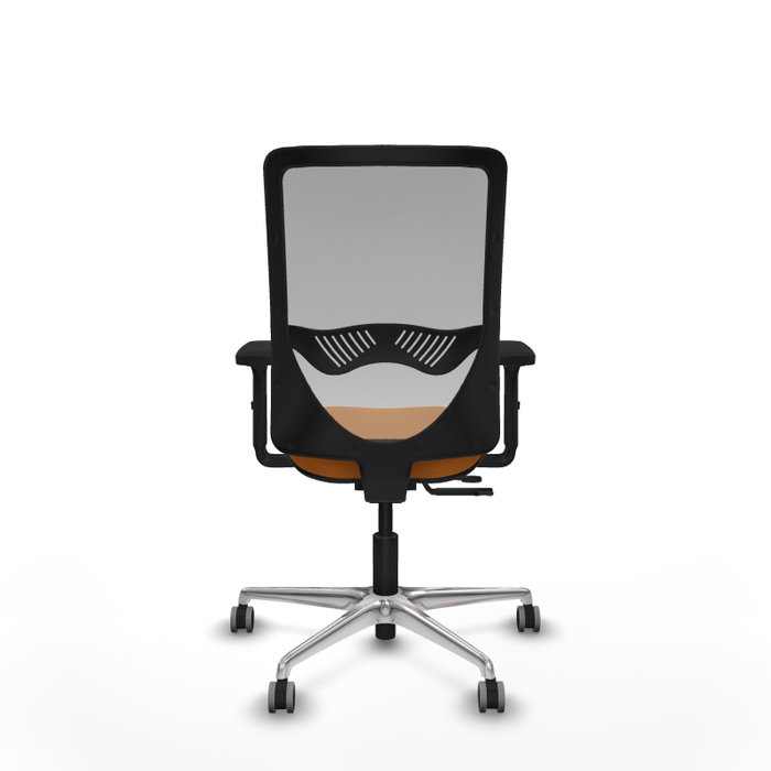 PIQUERAS Y CRESPO Silla de oficina Zulema Naranja y Gris