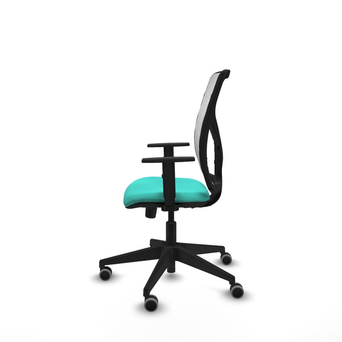 PIQUERAS Y CRESPO Silla de oficina Motilla Turquesa y Blanco PIQUERAS Y CRESPO Silla de oficina Motilla Turquesa y Blanco