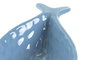 DKD Home Decor Centro Mesa Mediterráneo Azul Turquesa Gres Set de 2 Piezas 13x5.5x24 cm