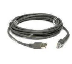 Zebra CBA-U30-S15ZBR Cable USB Blindado 4.57 m Negro