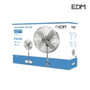 Edm Ventilador de Pie Base Circular Cromado 60W 40cm