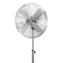 Edm Ventilador de Pie Base Circular Cromado 60W 40cm