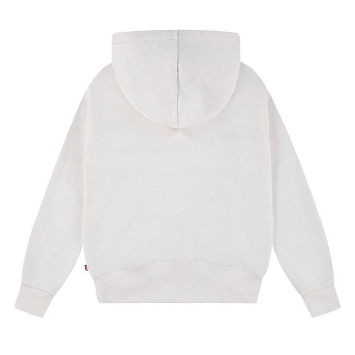 Sudadera con Capucha Niña Levi's Batwing Patch Blanco S