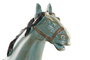 DKD Home Decor Figura de Caballo Turquesa en Resina