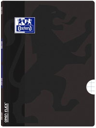 OXFORD Paquete de 10 libretas Openflex A4, 48 hojas, cuadrícula 5x5, negro