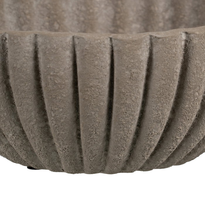 Centro Mesa Piedra Cerámica Decoración 22 X 22 X 9 cm