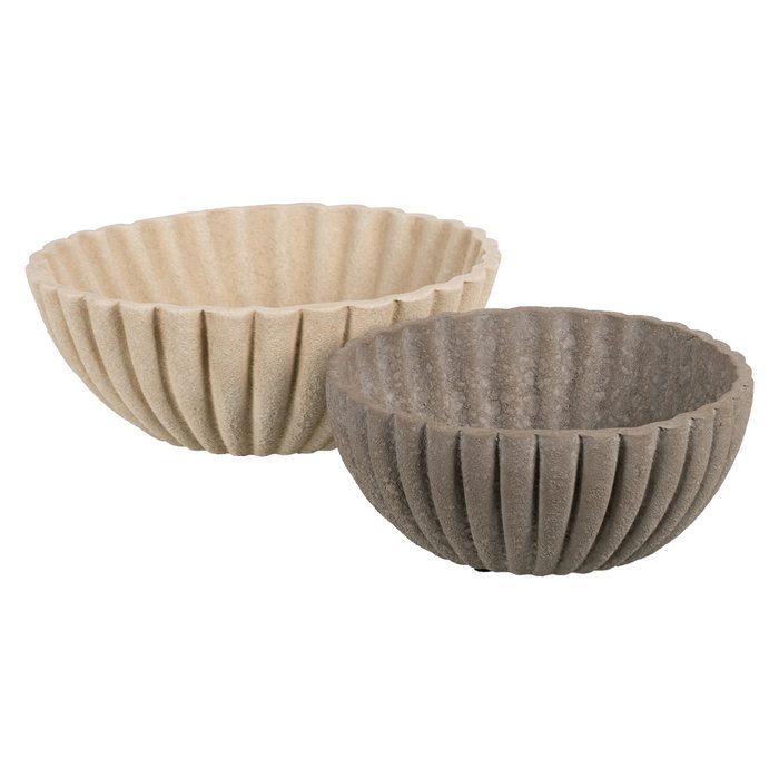 Centro Mesa Piedra Cerámica Decoración 22 X 22 X 9 cm